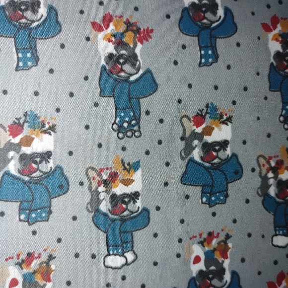 French bulldog boston terrier fall leaves twin sheet set pillowcase bedding - Picture 5 of 6